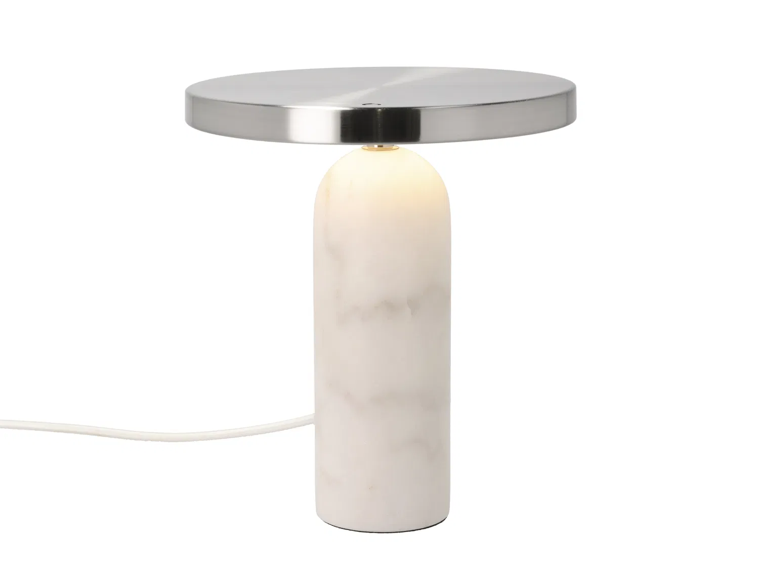 Bordlampe Vilja 22,5 x 25 cm Hvid Marmor